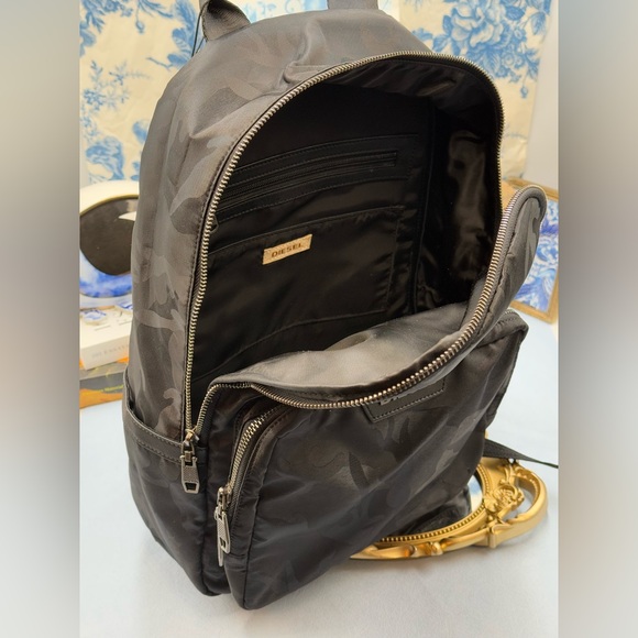 🆕 DIESEL 🧿 NWT Black Camo Nylon Backpack - Unisex - Picture 10 of 15